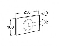 MEDIDAS ROCA IN WALL PL4 A890098000